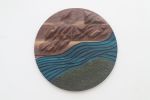River Through The Highlands: 32" Diameter | Wall Sculpture in Wall Hangings by Craig Forget. Item composed of walnut in boho or mid century modern style
