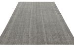 Vintage Turkish Kilim, Solid Monochrome in Gray, White | Area Rug in Rugs by Rug and Kilim