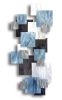 "Arctic" TTS Glass and Metal Wall Art Sculpture | Wall Sculpture in Wall Hangings by Karo Studios. Item made of metal with glass