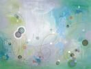 Verdant Green | Mixed Media by Terri Dilling. Item made of synthetic