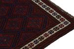 Rug & Kilim's Baluch Tribal Rug in Red & Navy Blue Patterns | Area Rug in Rugs by Rug and Kilim