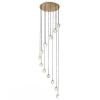 AM8820 CAPRI | Chandeliers by alanmizrahilighting | New York in New York. Item made of steel with glass