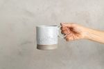 Large Ceramic Coffee Mug Set of 2 | Cup in Drinkware by ShellyClayspot. Item composed of ceramic in modern or rustic style