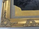 Luxury Gold and Carbon Painting on Spanish Linen Minimalist | Oil And Acrylic Painting in Paintings by RGB Fine Art. Item composed of canvas in minimalism or contemporary style