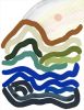 Rainbows VII | Watercolor Painting in Paintings by Ruth Le Roux. Item composed of paper and synthetic