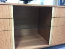 Contemporary Credenza w/live edges | Storage by Wooden Imagination. Item composed of wood in mid century modern or contemporary style