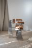 Heron Chair | Armchair in Chairs by Vincent Decat. Item composed of steel & leather compatible with contemporary style