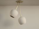 Claylight Duet | Lighting by lightexture. Item made of brass & ceramic compatible with modern style