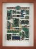 Watchband Tapestry - City View | Wall Sculpture in Wall Hangings by Rachel Leibman. Item made of metal with synthetic