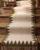 Handwoven Wool Olive Stair Runner | Custom Wool Hallway Carp | Runner Rug in Rugs by Evergreen Carpets. Item composed of wool in boho or minimalism style