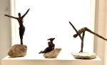 Lounging Venus | Sculptures by Catharina Goldnau Ceramics. Item composed of steel & stone