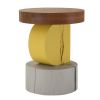 Miró Painted Occasional Table | Side Table in Tables by Pfeifer Studio. Item composed of oak wood