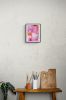 Play Drawing #7 — Abstract Oil on Paper (11×14 in, Pink + Or | Oil And Acrylic Painting in Paintings by Vincent Salvati – Contemporary Abstract Painter | NJ`. Item composed of paper in minimalism or contemporary style