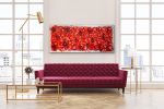 Scribble Series (Red) | Mixed Media by Pam (Pamela) Smilow. Item composed of canvas and synthetic