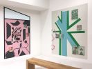 Four Storefronts | Murals by Michelle Weinberg | Bay Parc Apartments in Miami. Item composed of synthetic