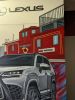 LEXUS + Williams Brice Stadium | Murals by Christine Crawford | Christine Creates