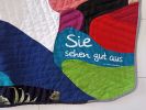 Sie sehen gut aus - Quilt | Decorative Objects by DaWitt. Item composed of cotton in art deco or modern style