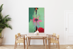Reflected Silence — Alienation Series (Diptych) | Paintings by Gela Mikava. Item made of fabric compatible with minimalism and contemporary style