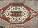 Hand-woven Turkish Doormat Rug| 1.11x 3.3 | Small Rug in Rugs by Wool and Rug. Item made of wool compatible with boho and contemporary style