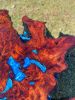 Exotic Waterfall Redwood Burl Coffee Table | Tables by Southern River Tables. Item made of wood