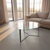 APPLE Crystal Glass Coffee Table with Steel Structure | Tables by GREYGE. Item composed of walnut and steel in contemporary or modern style