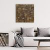 An Incredible Device (SOLD) | Oil And Acrylic Painting in Paintings by Alessia Lu. Item composed of canvas compatible with minimalism and contemporary style