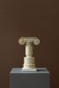 Ionic Column Statue Set Made with Marble Powder (3 pieces) | Decorative Objects by LAGU. Item made of marble