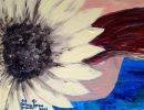 Diana | Oil And Acrylic Painting in Paintings by Elena Parau. Item composed of canvas in contemporary or country & farmhouse style