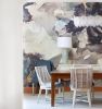 Smoke and Mirrors wallpaper mural | Wall Treatments by Amanda M Moody. Item made of paper with synthetic works with minimalism & mid century modern style