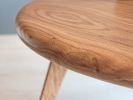 Solid Wood Round Coffee Table , Minimalist Coffee Table | Tables by OzzWoodArt. Item composed of oak wood in minimalism or mid century modern style