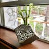 White crackle cube vase | Vases & Vessels by Pierre Bounaud Ceramics. Item made of ceramic works with modern style