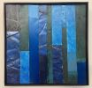 Transfigure #23 BLUE (wall hanging) | Wall Sculpture in Wall Hangings by GREG MUELLER