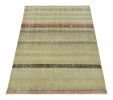 Vintage Zeki Müren Rug in Beige with Colorful Geometric | Area Rug in Rugs by Rug and Kilim