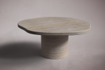 Viola Travertine Coffee Table | Tables by HamamDecor LLC. Item made of marble