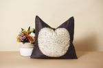 Shunya Black Silk Pillow | Pillows by Studio Variously. Item composed of cotton in modern style