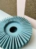 Parc architect Low Vessel - Turquoise | Vase in Vases & Vessels by Andrew Walker Ceramics | Private Residence, Sheffield in Sheffield. Item composed of ceramic