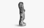 Asclepius in Black Made with Compressed Marble Powder | Sculptures by LAGU. Item made of marble