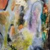 Veronica The Art Of Fashion | Mixed Media by Darlene Watson Abstract Artist. Item made of paper & synthetic