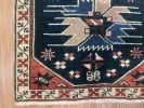 Hand-made Turkish Rug Doormat| 1.10 x 1.11 | Small Rug in Rugs by Wool and Rug. Item made of wool works with boho & contemporary style