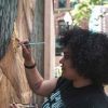 BLACK LIVES MATTER PLY WOOD | Murals by AGONZA. Item made of wood with synthetic