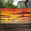 Sunset with Sacred Geometry | Street Murals by Vincent Fink. Item made of synthetic