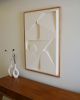 04 Plaster Relief | Wall Sculpture in Wall Hangings by Joseph Laegend. Item made of oak wood works with minimalism & mid century modern style