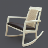 Bow-Back Rocker | Rocking Chair in Chairs by CraftsmansLife: Donald DiMauro Woodwork & Design. Item made of oak wood & leather