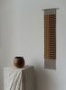 Belts long textile wall art | Tapestry in Wall Hangings by Versh Gallery. Item made of cotton works with contemporary & japandi style