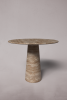 Round Marble Dining Table | Tables by HamamDecor LLC. Item composed of marble compatible with minimalism style