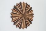 Starburst Natural #3, wood wall art 32" Dia | Wall Sculpture in Wall Hangings by Craig Forget. Item made of oak wood