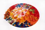 Art rug Collection Islands Golden Island | Small Rug in Rugs by PANOPTIKUM COLLECTIONS. Item made of wool