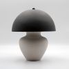 Porcini mushroom table lamp | Lamps by ENOceramics. Item made of ceramic works with minimalism & country & farmhouse style