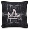 Graffiti White Crown | Cushion in Pillows by Crown Objet. Item made of fabric with fiber
