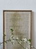 Millip - Elegant Framed Woven Wall Hanging - Oak - Pine | Tapestry in Wall Hangings by Lale Studio & Shop. Item composed of oak wood and wool in boho or contemporary style